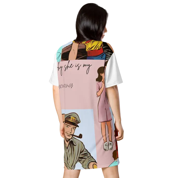 Vintage Comic All-Over Print Dress product image (2)