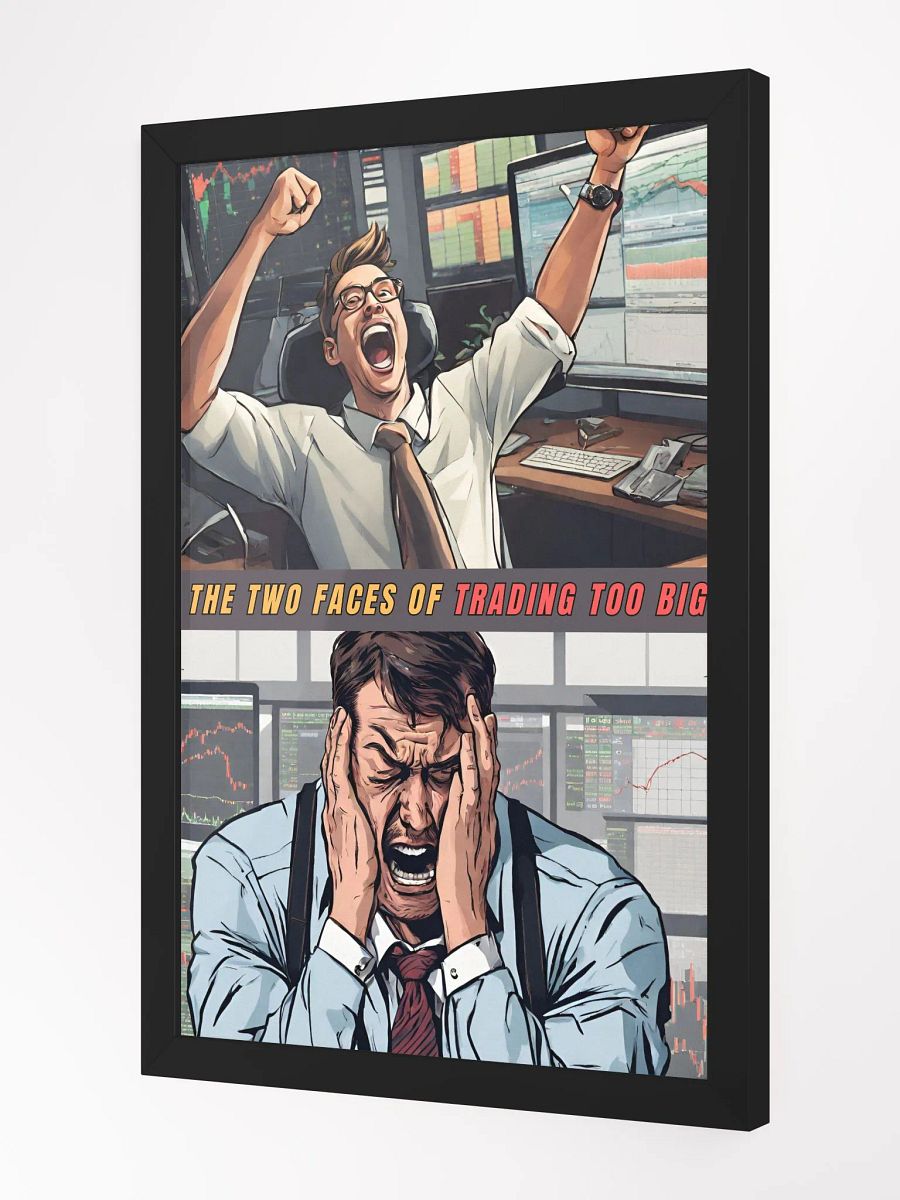 Trading Too Big Custom Framed Art product image (4)