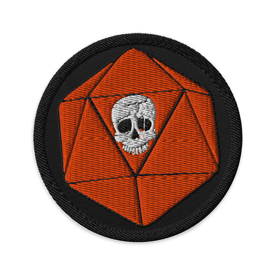 Skull Dice – Embroidered Patch product image (1)