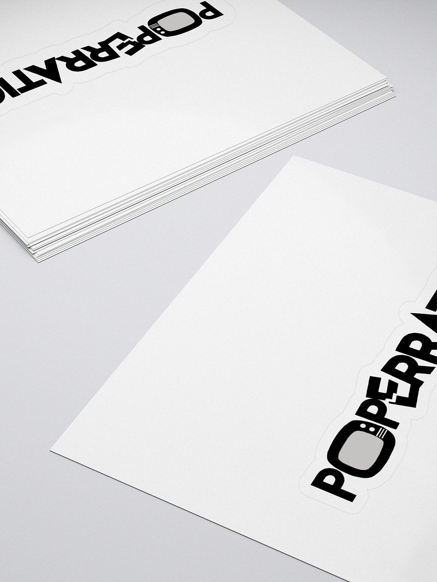 Poperratic Logo Cut Sticker product image (4)