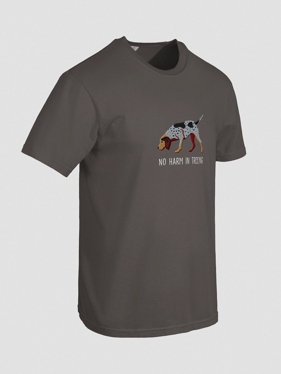No Harm in Treeing T-Shirt(Embroidered) of an American English Coonhound product image (44)