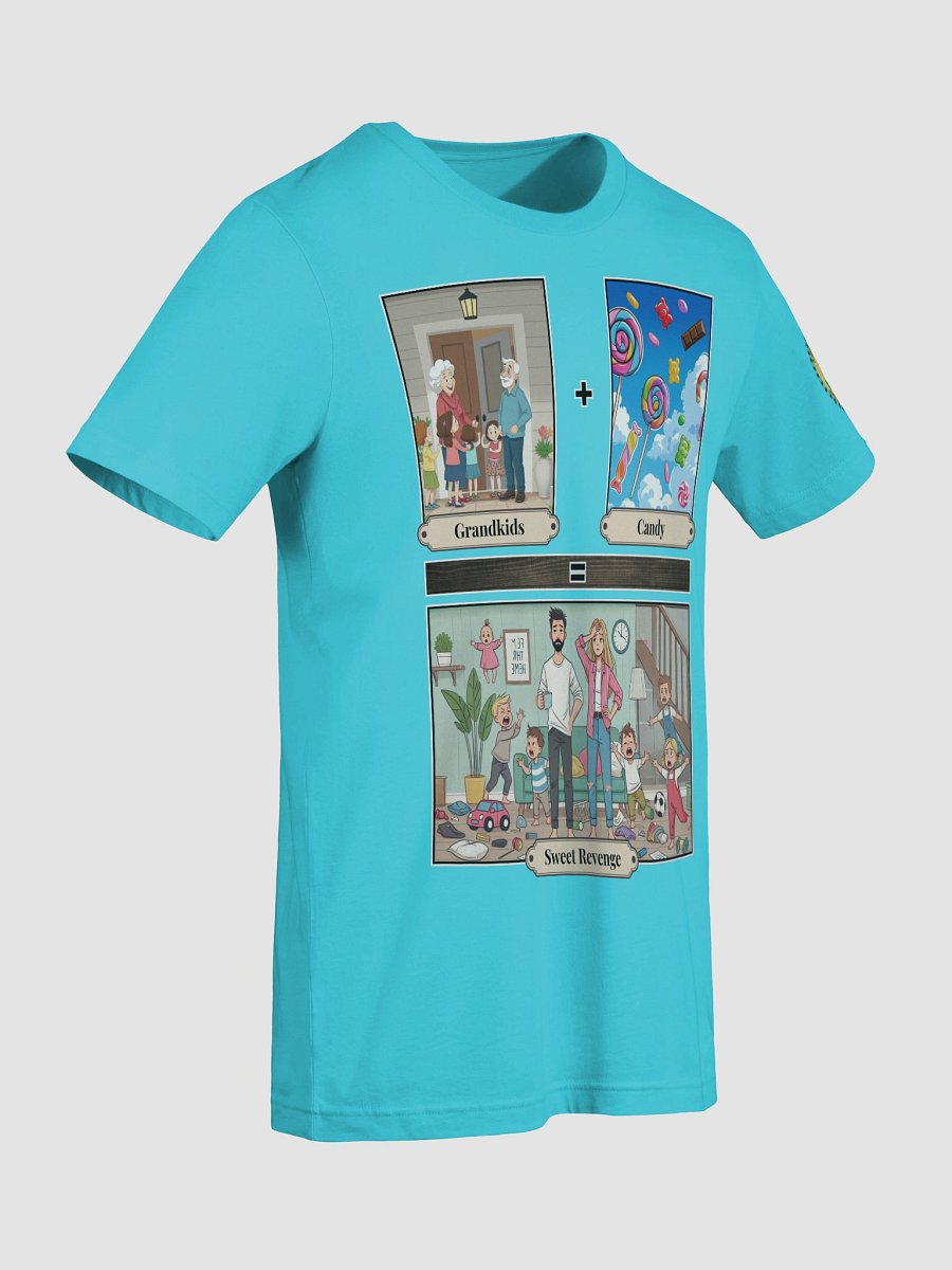 Grandkids + Candy = Sweet Revenge (Both) Bella+Canvas Supersoft T-Shirt Colors (6) product image (45)