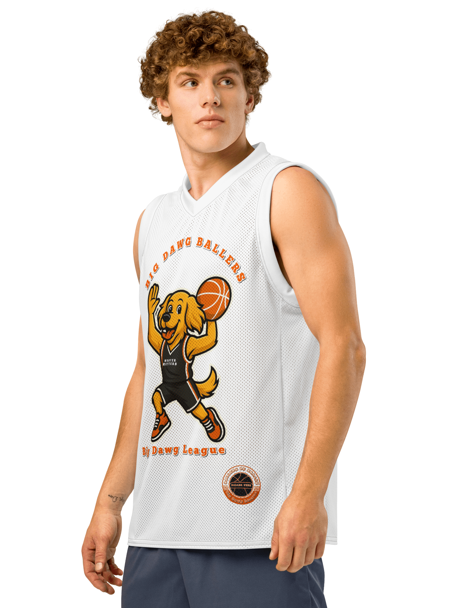 Premium Basketball Jersey Golden-Retriever WooferMutter product image (2)