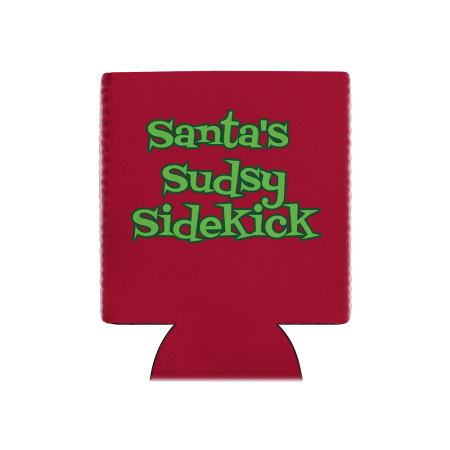 "Santa's Sudsy Sidekick" Can Coozy product image (1)