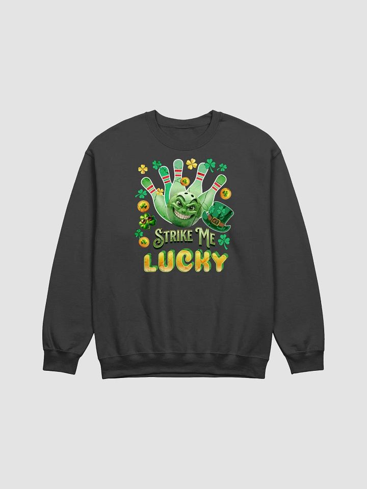 Strike Me Lucky Bowling Shamrock Sweatshirt product image (1)