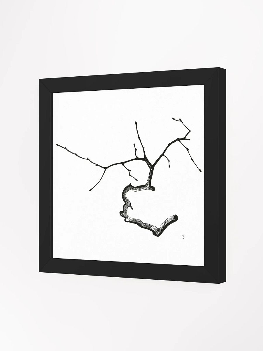 Minimalist Tree Branch Framed Poster. -Elegant Twig product image (5)