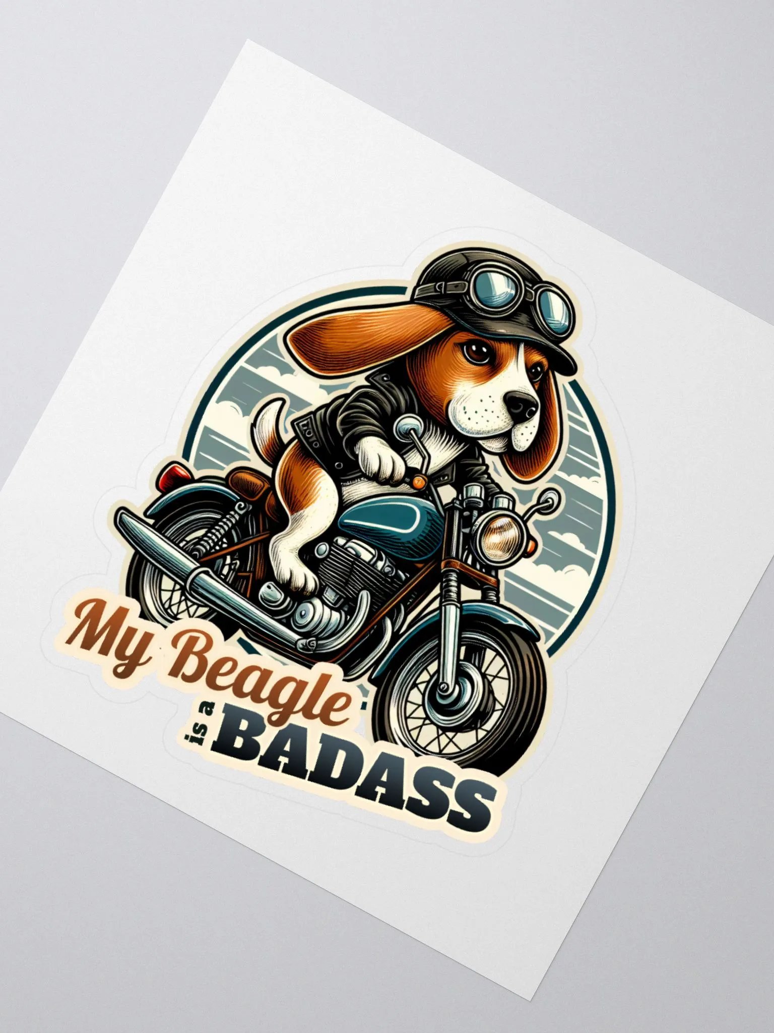 Badass Beagle - Sticker product image (2)