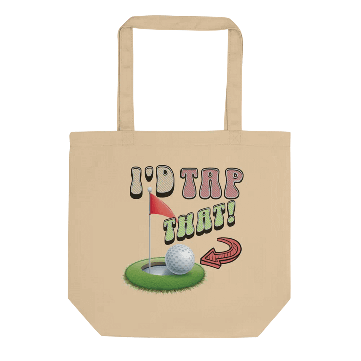 Id Tap That! Golf Lover's Eco-Friendly Tote Bag product image (1)