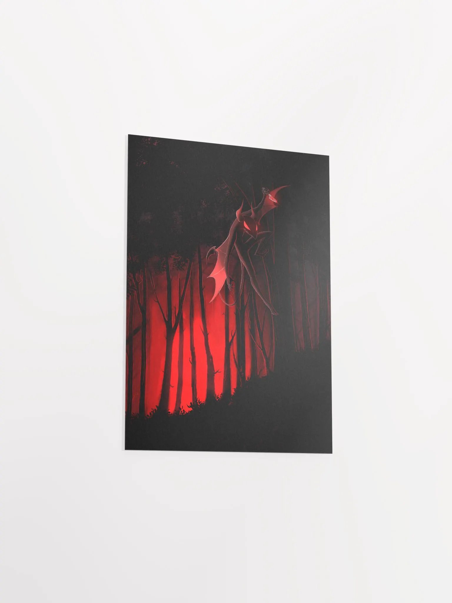 Red Forest Matte Poster product image (31)