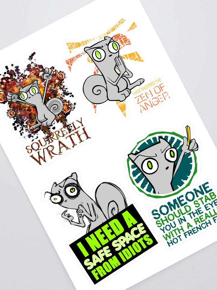 Foamy The Squirrel Sticker Sheet! #1 product image (1)