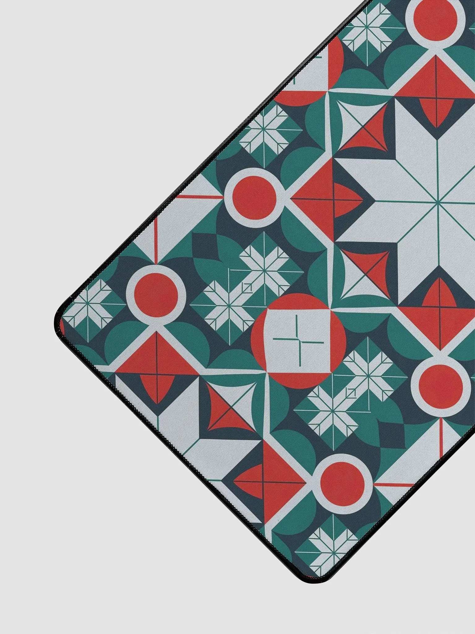Kaleidoscope patterned Desk Mat 15.5" x 31.5" product image (3)