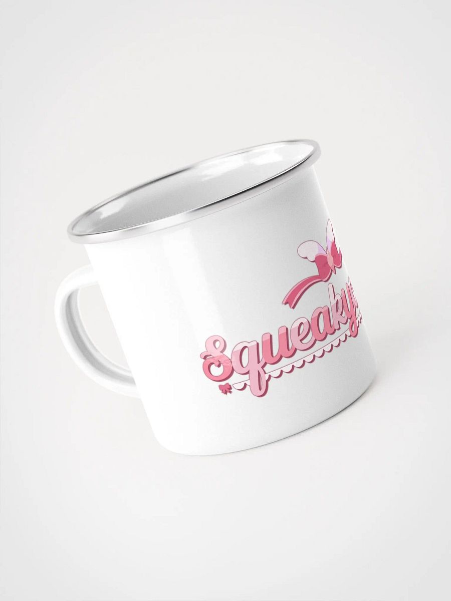 Squeakychiona Logo 12oz Enamal Mug product image (4)