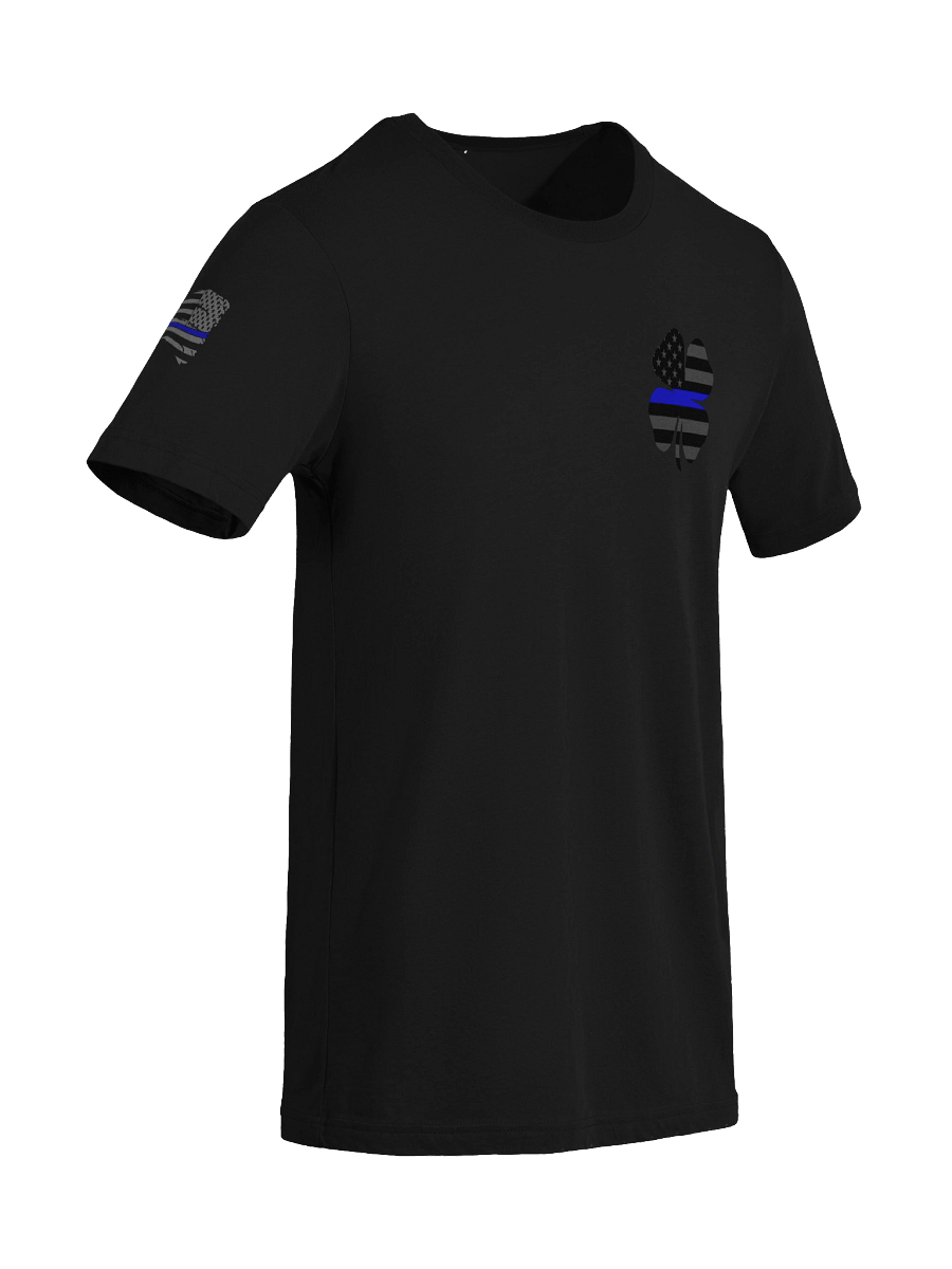 BLOODY BLUE LINE FLAG - Tri Blend Short Sleeve product image (6)