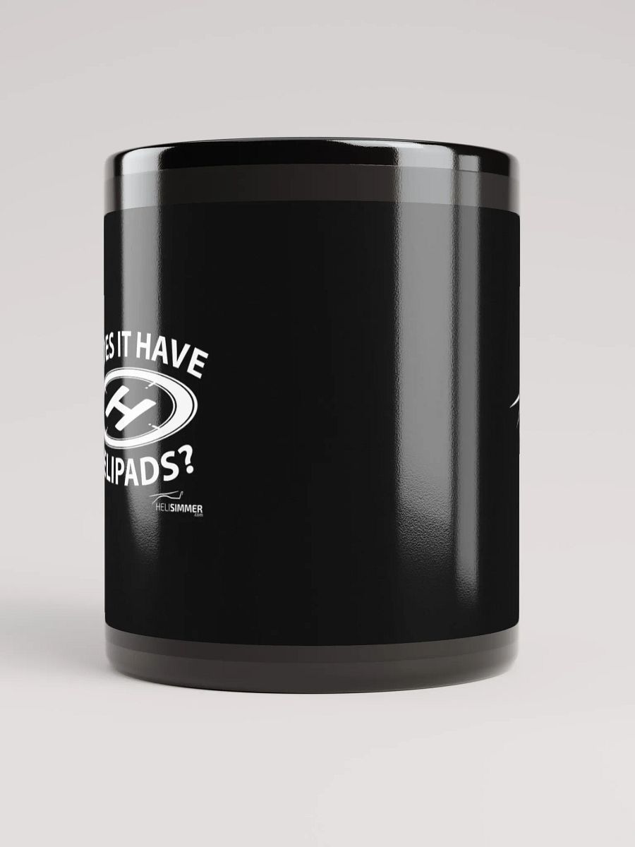HeliSimmer.com Logo - All-Black Mug product image (10)
