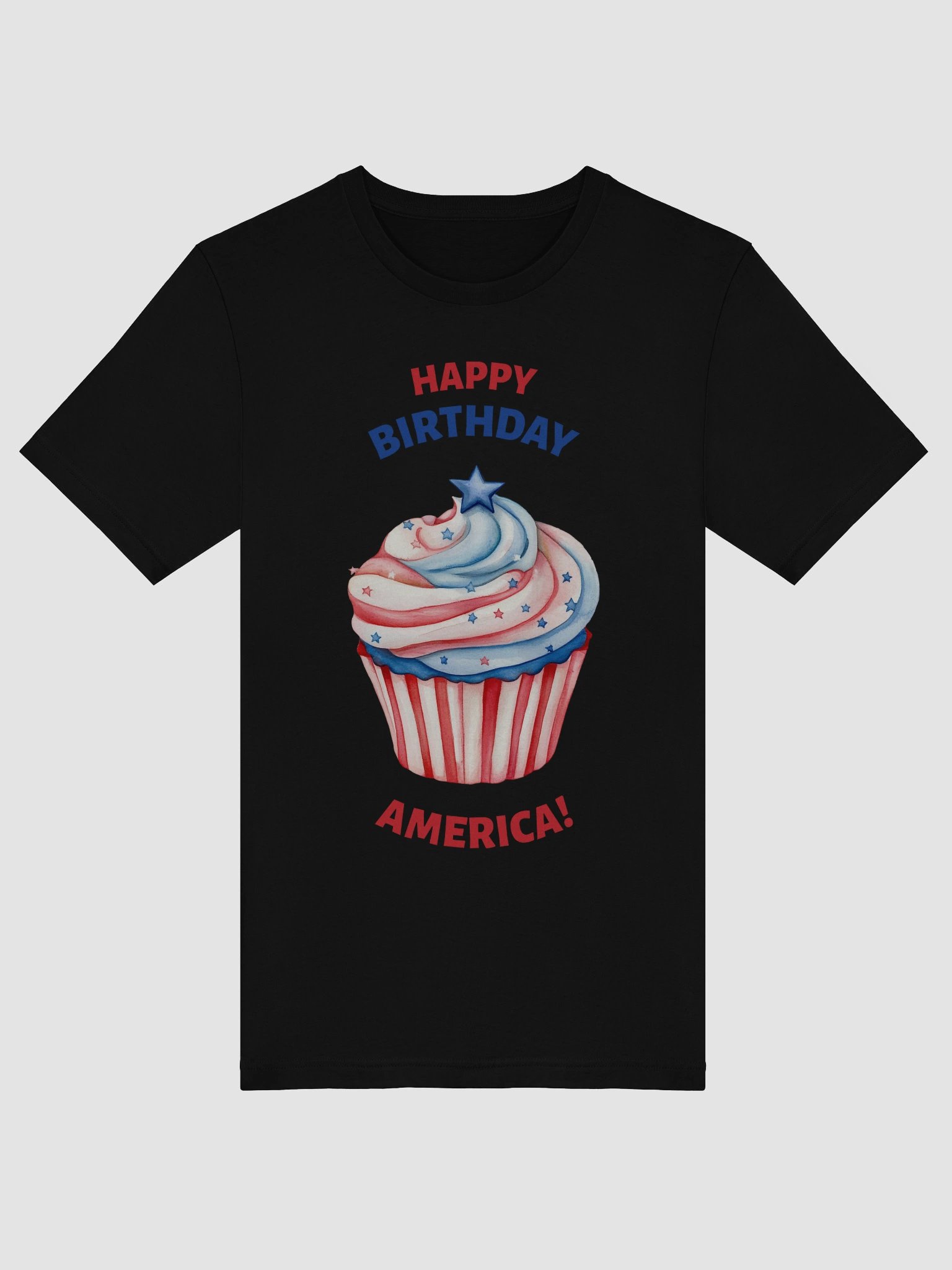 Patriotic Birthday Cupcake T-Shirt product image (18)
