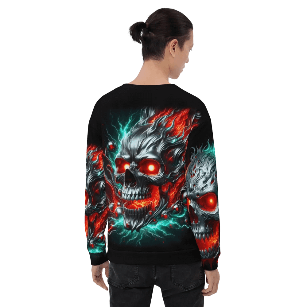 Ethereal Inferno All-Over Print - Unisex Sweatshirt #4 product image (9)