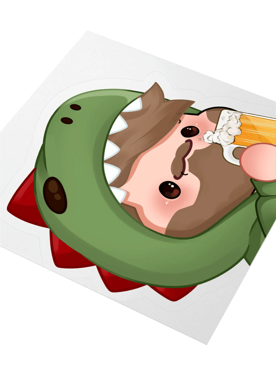 Dino Cheers Sticker product image (6)