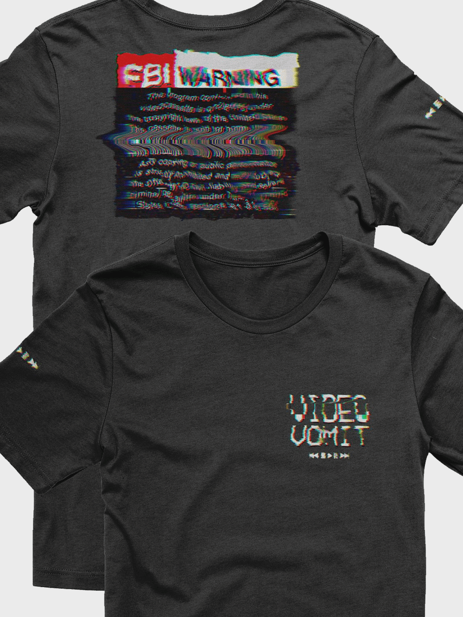 videovomit STUCK IN THE VCR shirt product image (1)