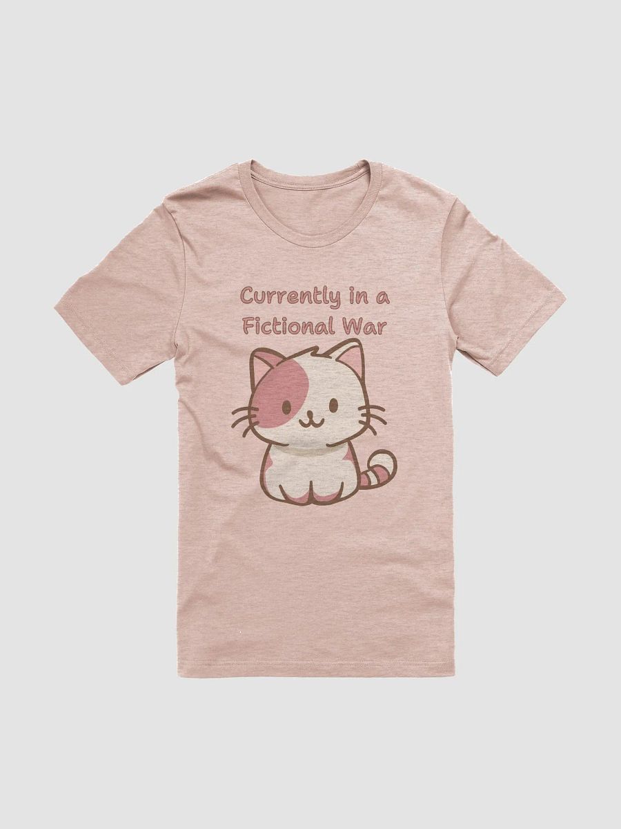 Currently in a fictional war, shirt product image (1)
