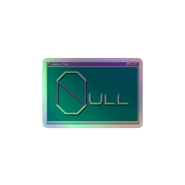 Null (holographic) product image (2)