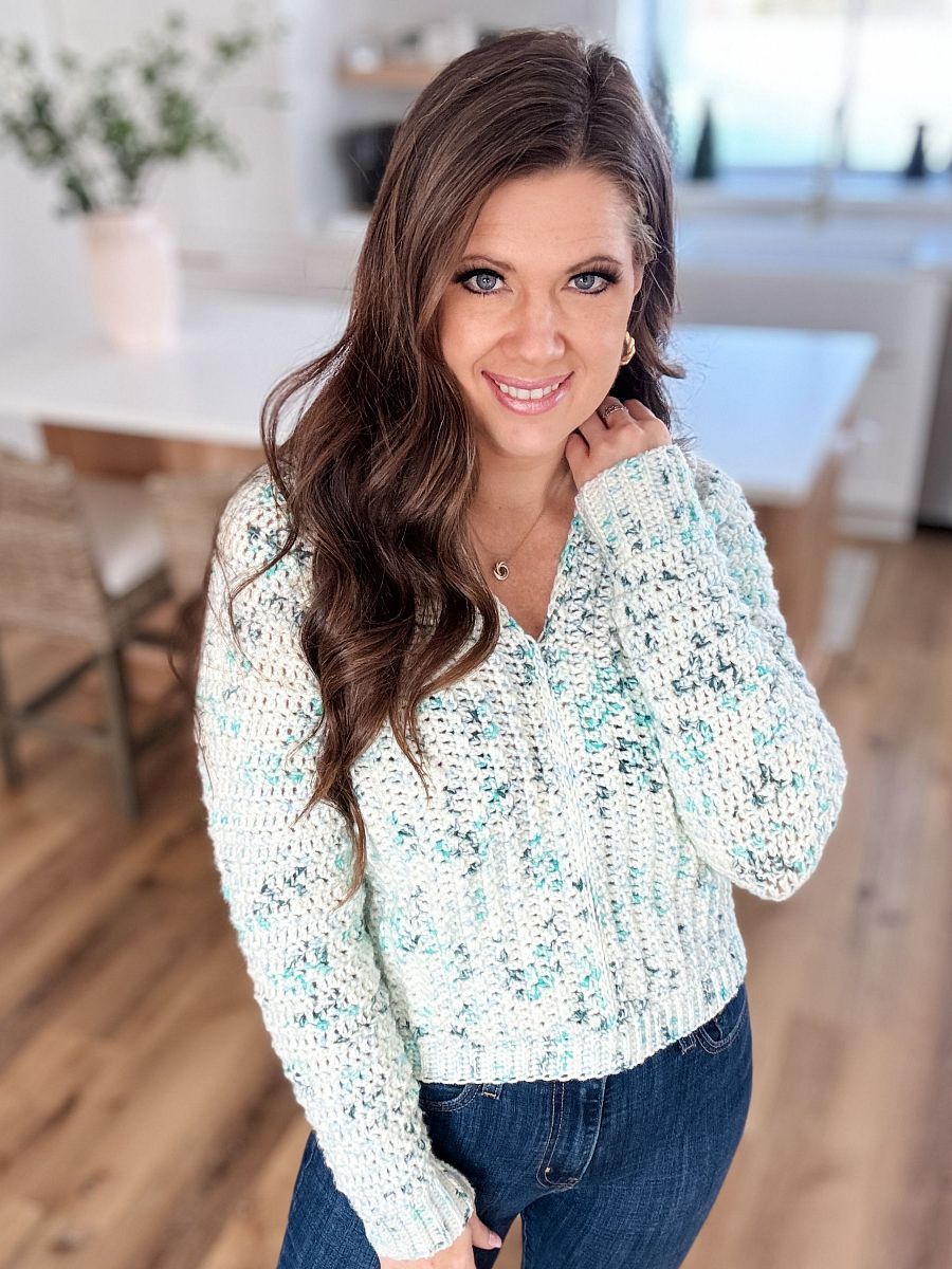Snowy Season Sweater Crochet Pattern product image (8)