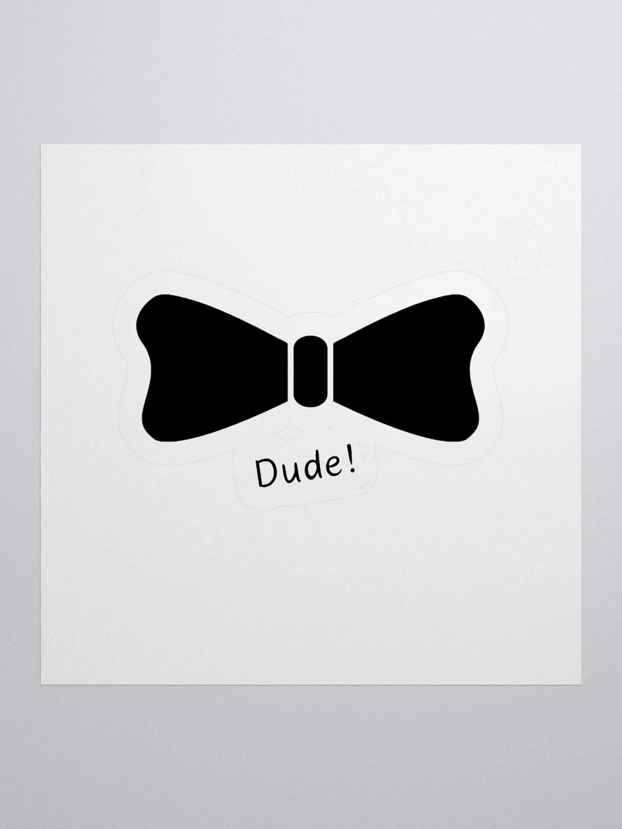 Dudish bow tie design sticker 013 product image (1)