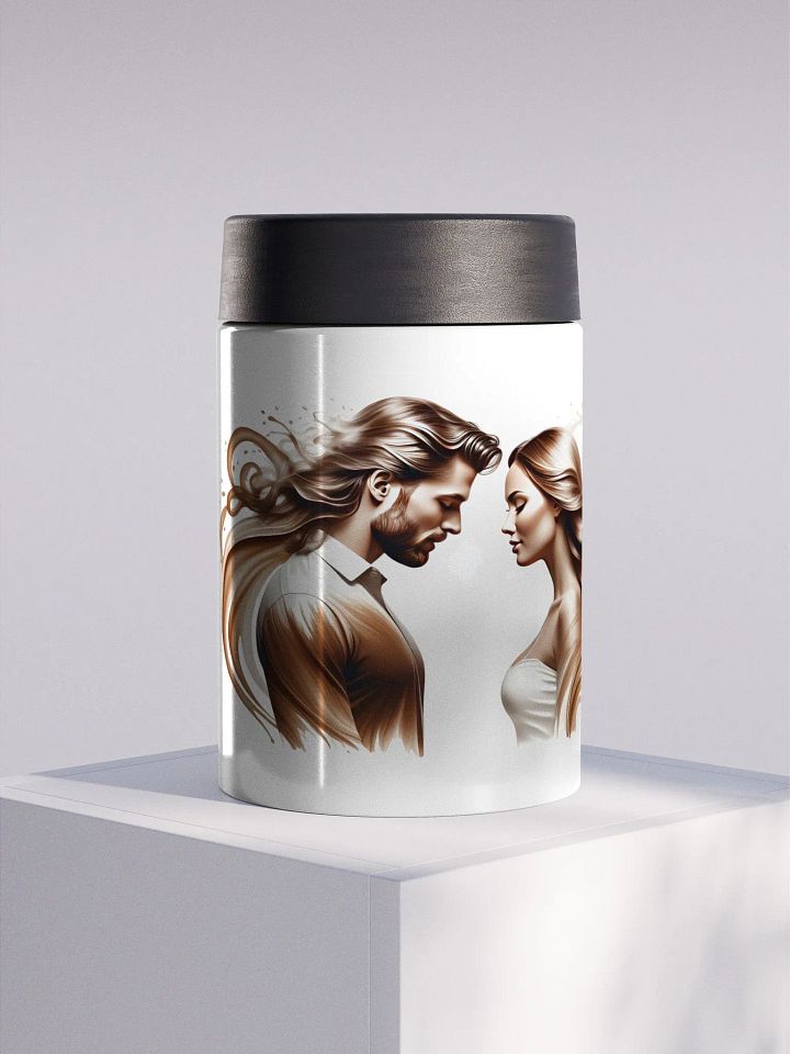Ethereal Embrace Stainless Steel Koozie product image (1)