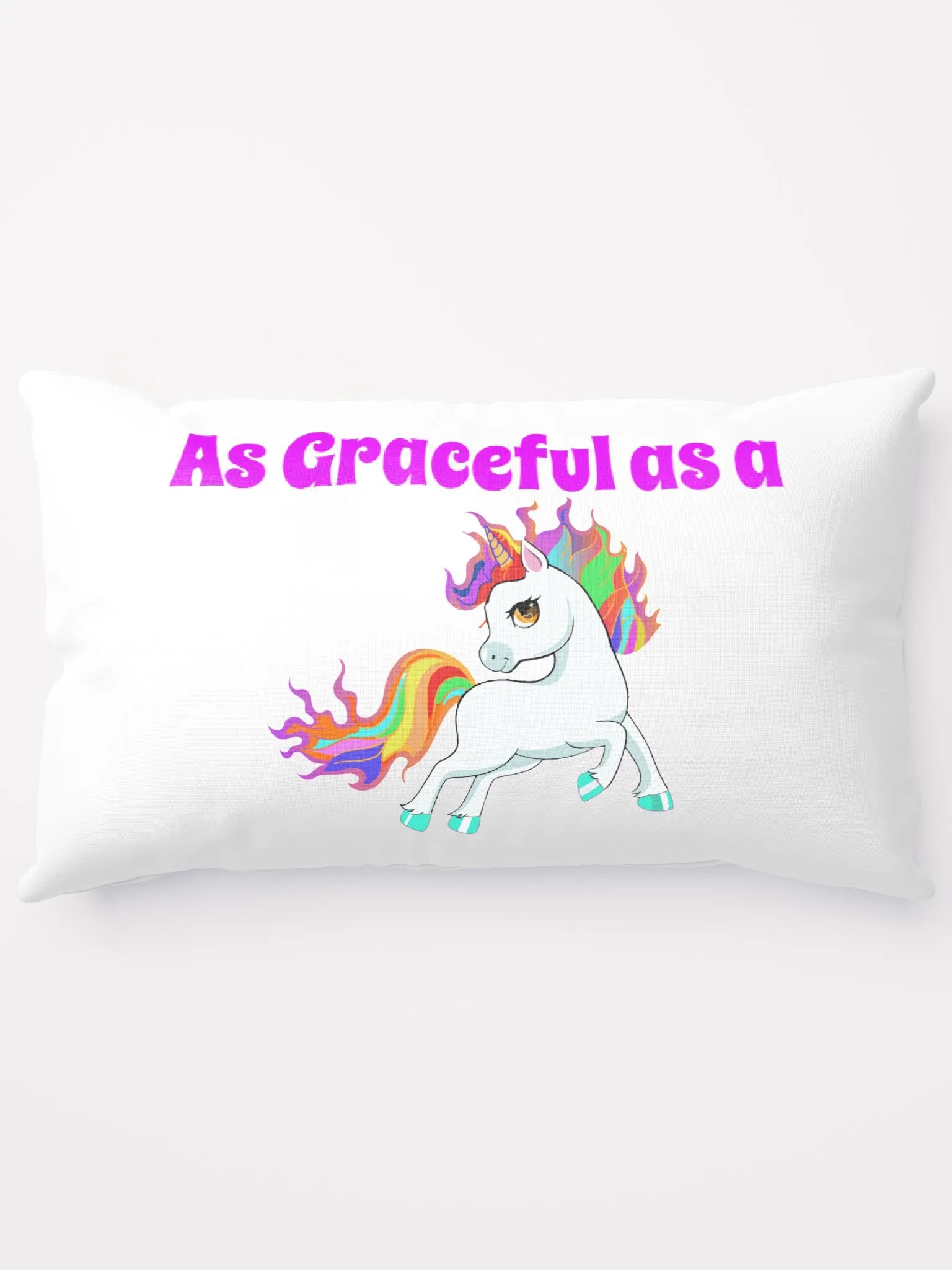 As Graceful as a Unicorn Pillow/Cushion product image (5)