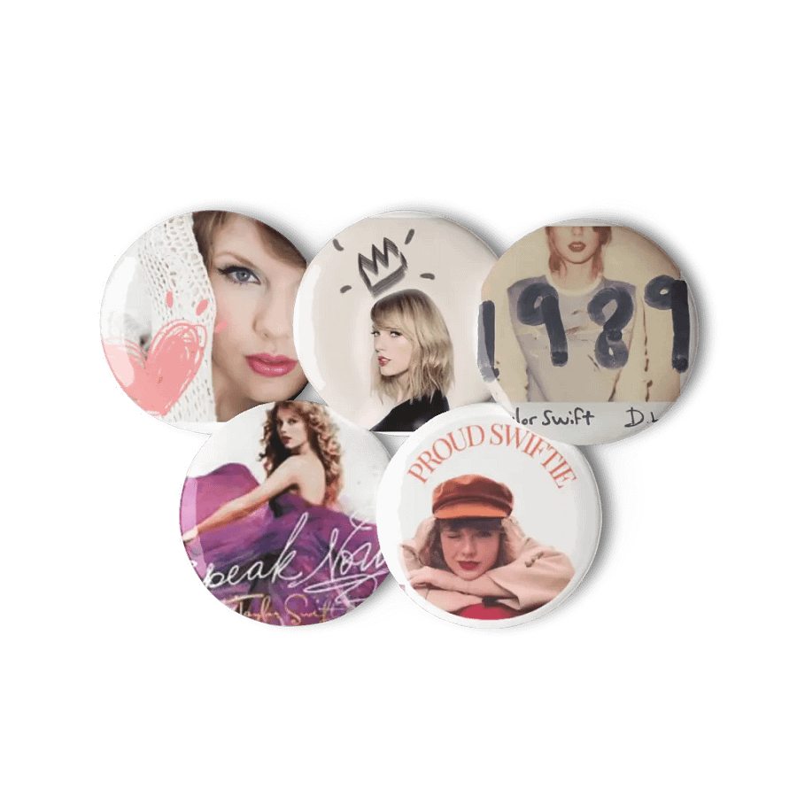 Set of 5 Taylor Swift pins product image (11)