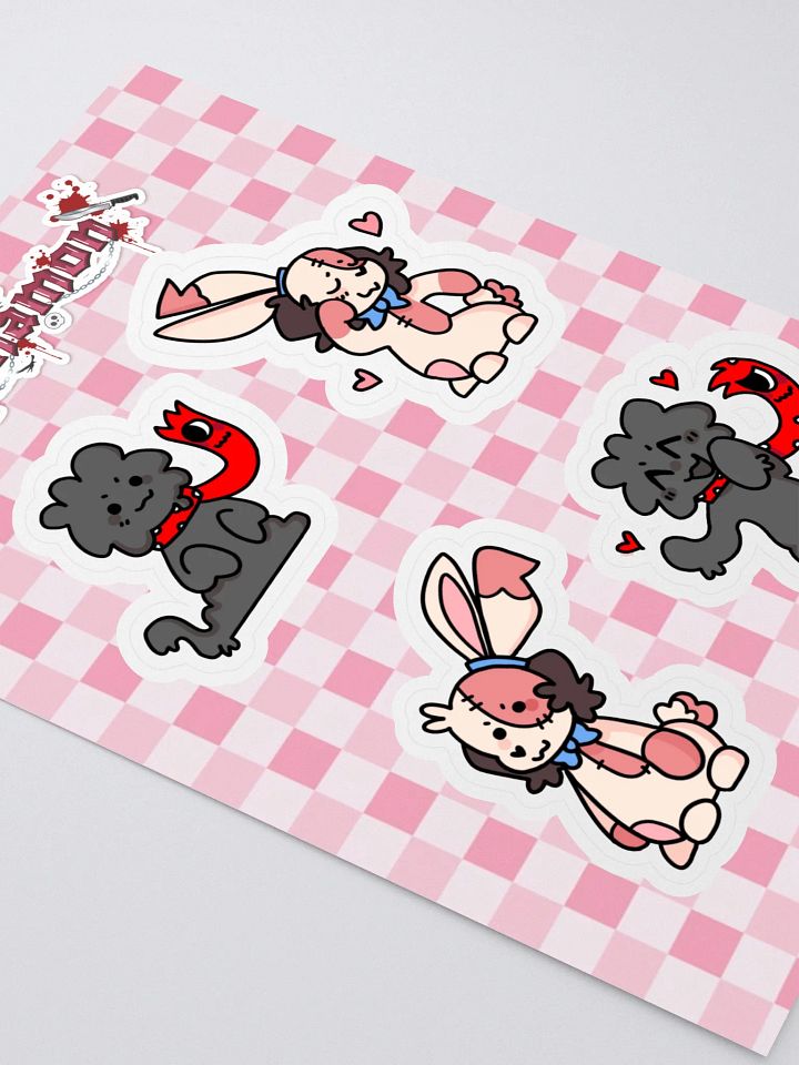 Scarfy Warfy and Mr. Stitches Sticker Sheet product image (2)
