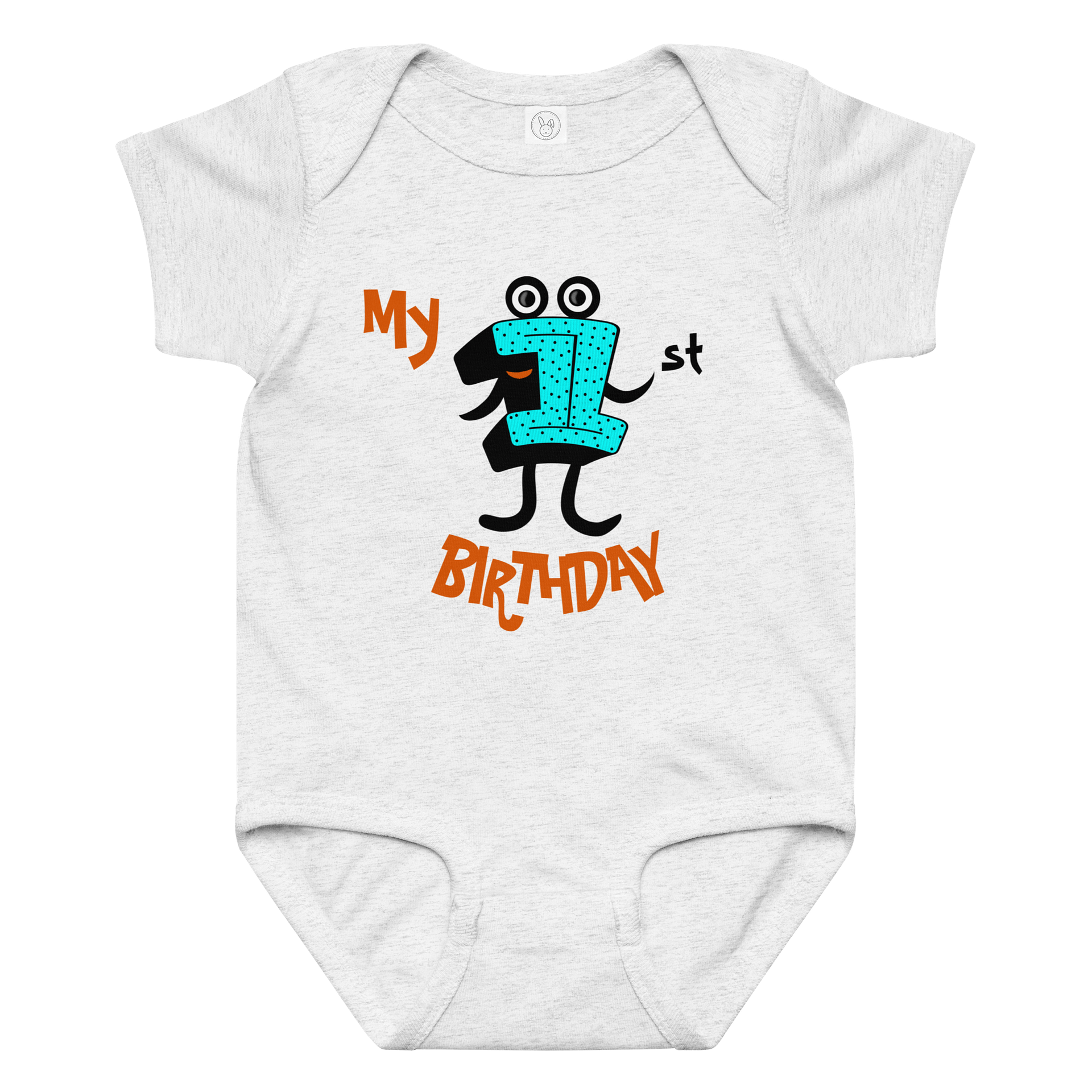 Playful Number 1 Birthday Bodysuit product image (3)
