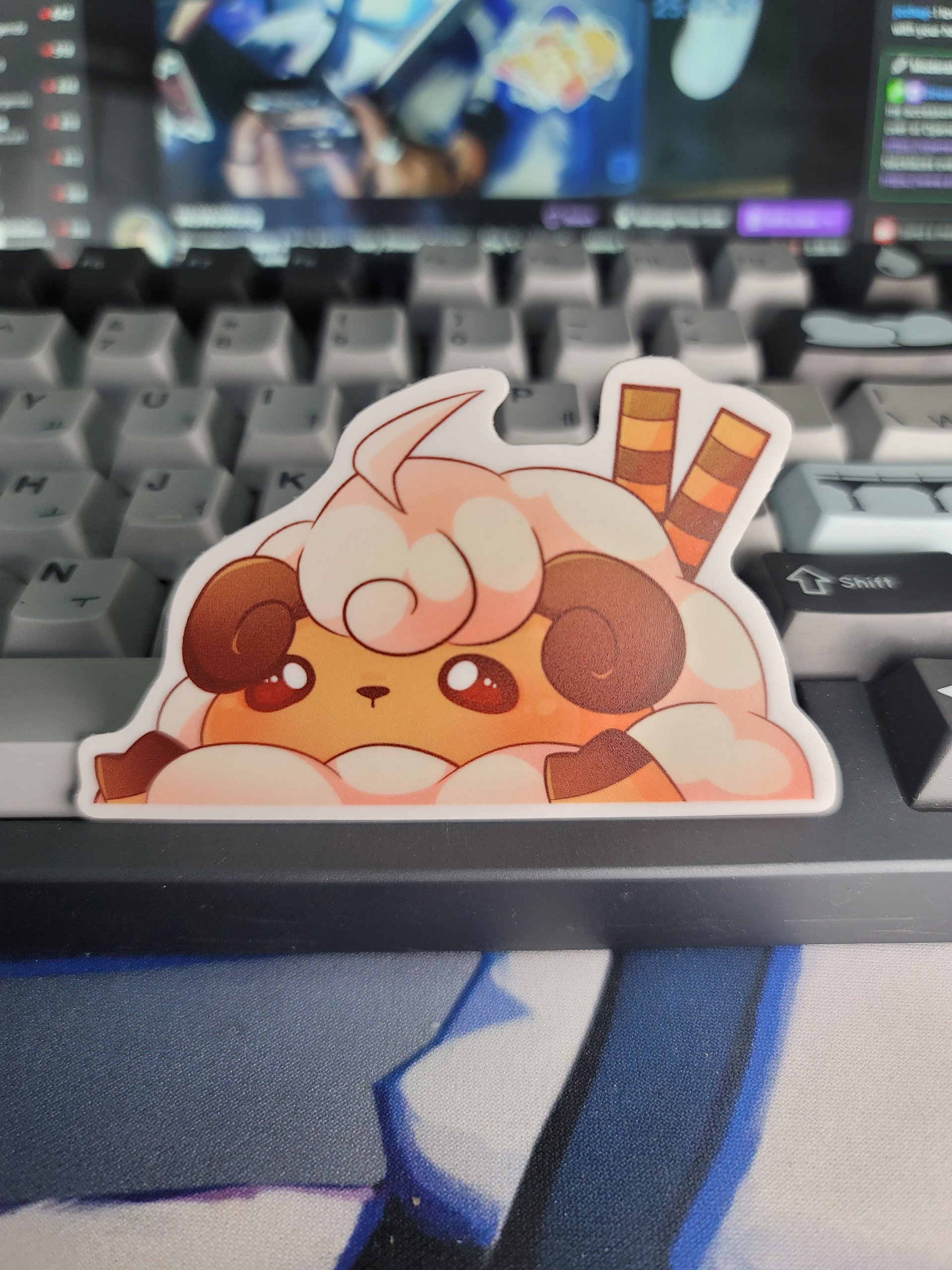 Zodiac Lamb/Sheep - Baby Peeker Sticker product image (1)