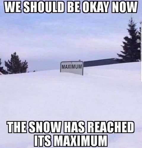 … now let’s bring the warm weather, I’m done with this crap.
