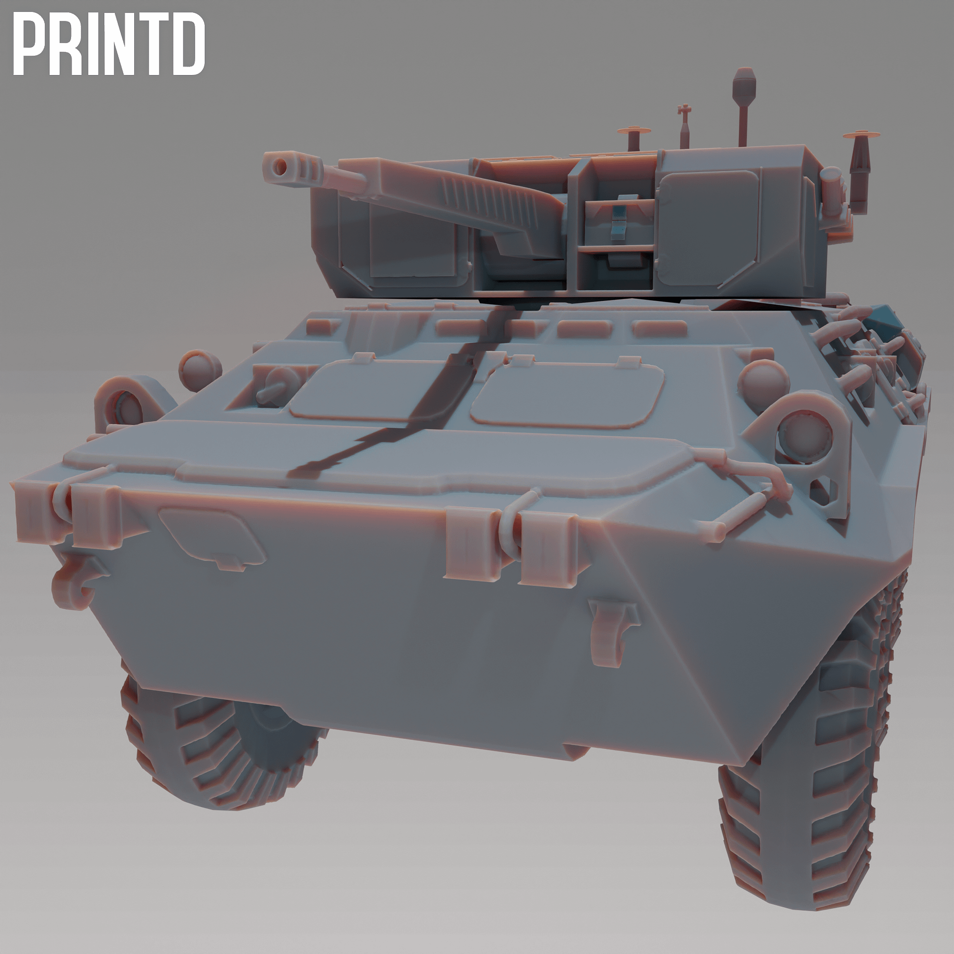 BTR Turret-Jammer - Modern Warfare Wargame Hobby Resin Scale Models product image (1)