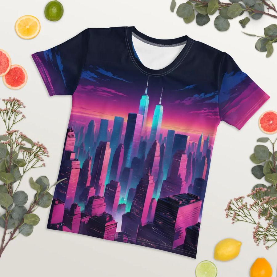 Vaporwave New York City T-shirt product image (12)