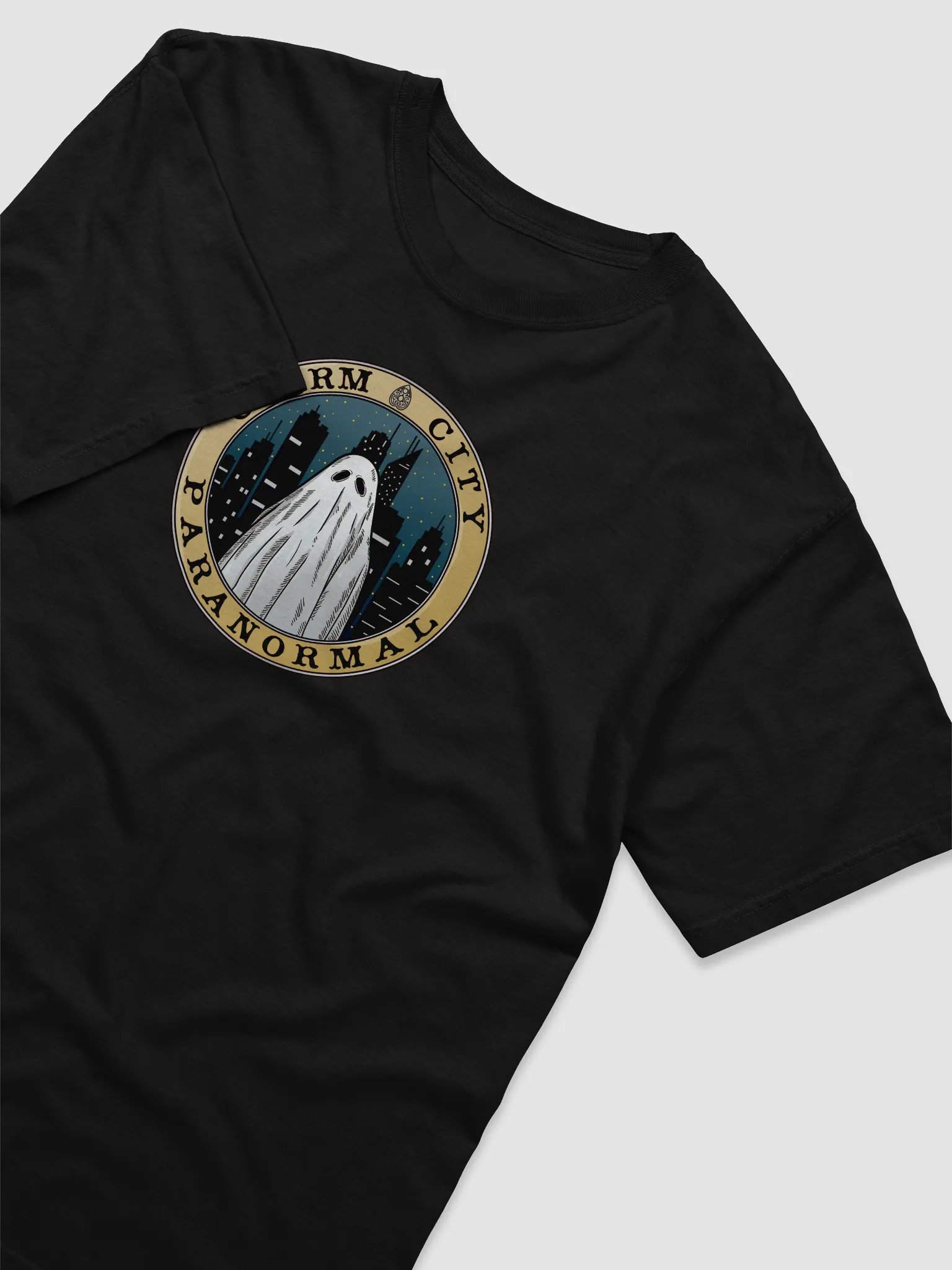 Charm City Paranormal Badge Tee product image (2)