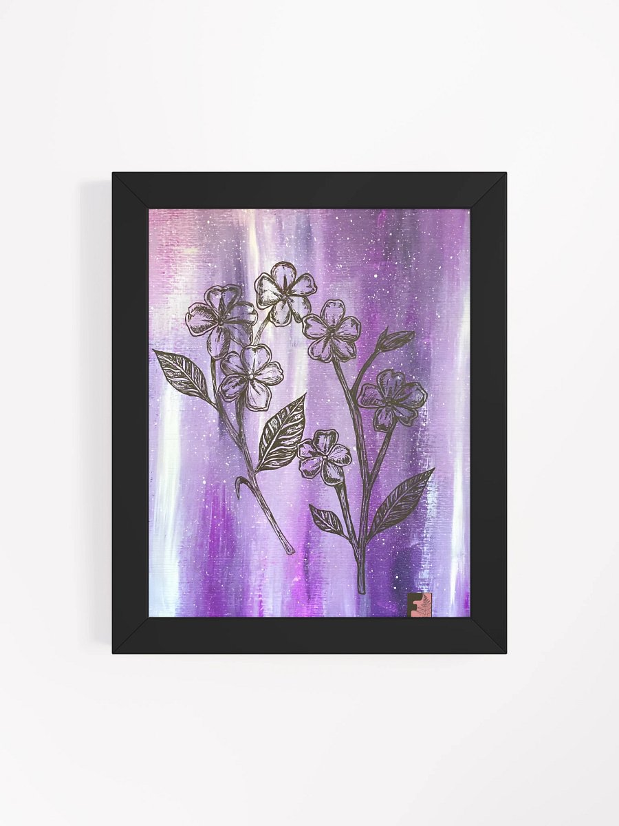 "Forget-Me-Nots" Framed Poster Print product image (4)
