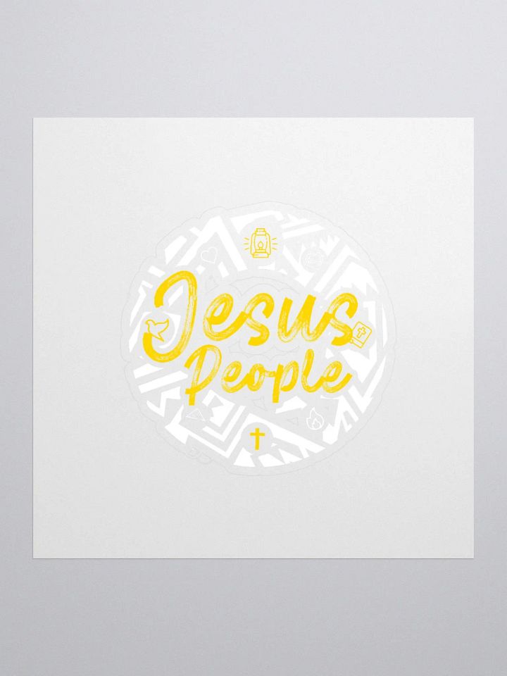 JESUS PEOPLE standard Vinyl Sticker product image (2)