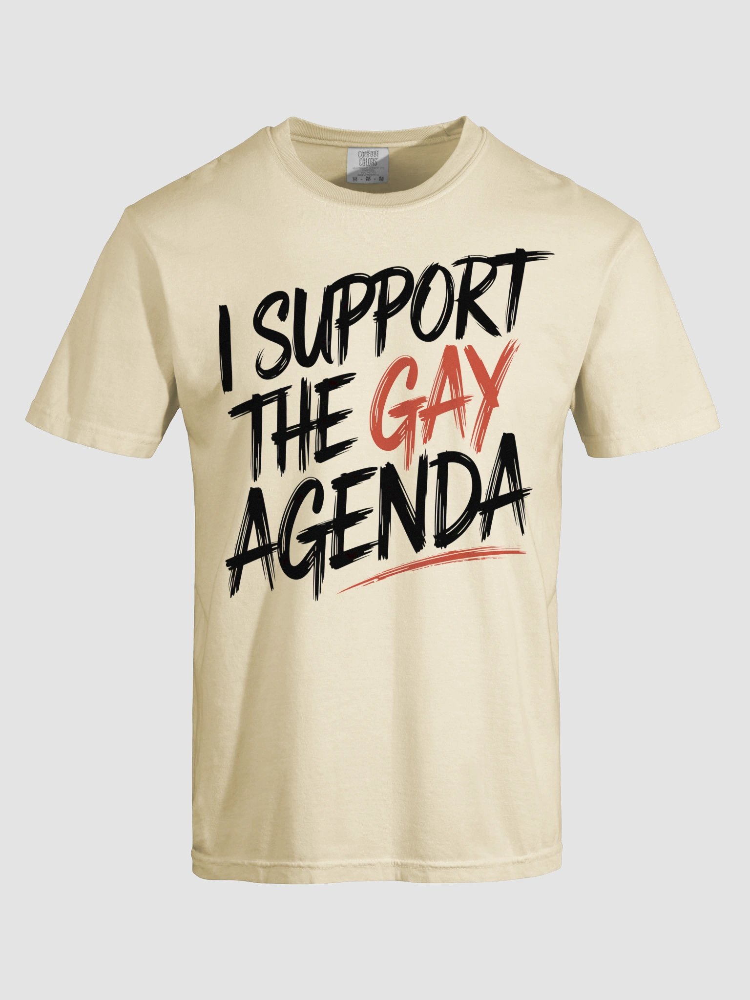 I Support The Gay Agenda Unisex T-Shirt product image (5)