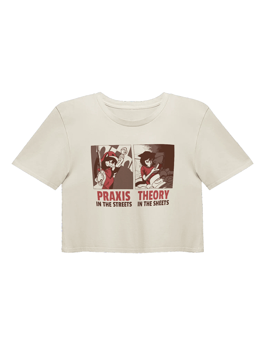 Alunya - “Praxis In The Streets, Theory In The Sheets” Crop-Top product image (1)