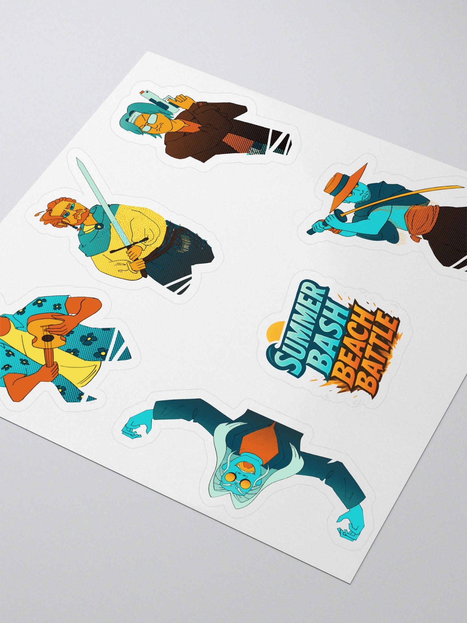 Summer Bash Beach Battle Sticker Set product image (3)