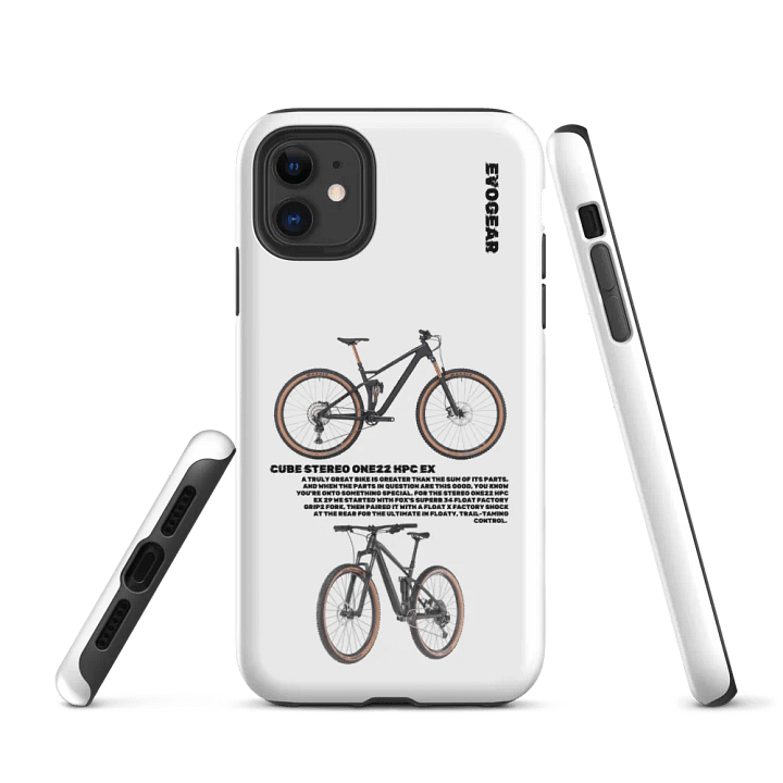 White Stereo ONE22 HPC EX iPhone Case product image (1)