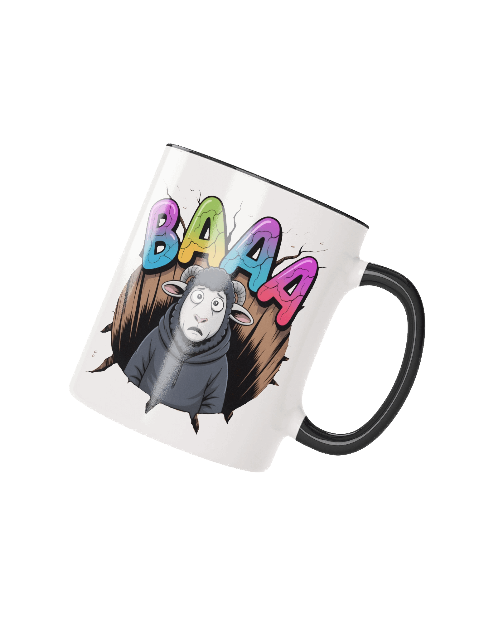 BAAA Surprised Sheep Coloured Mug product image (12)