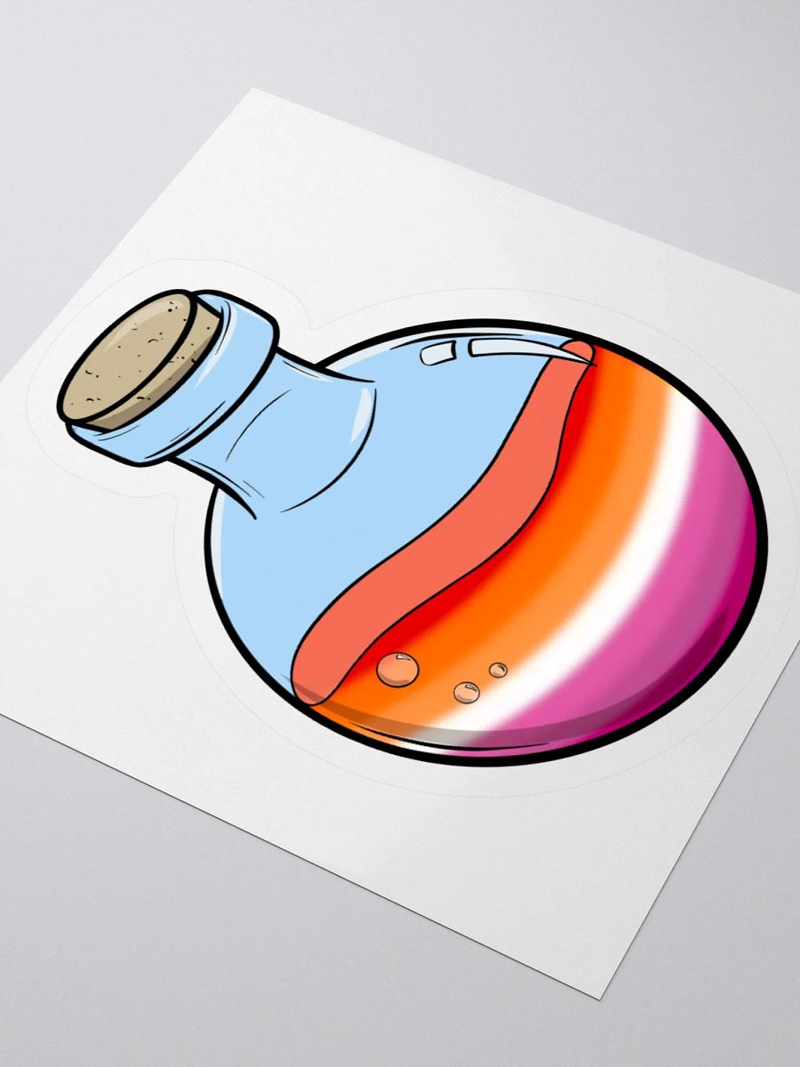 Lesbian Pride Potion | 3" Sticker product image (3)