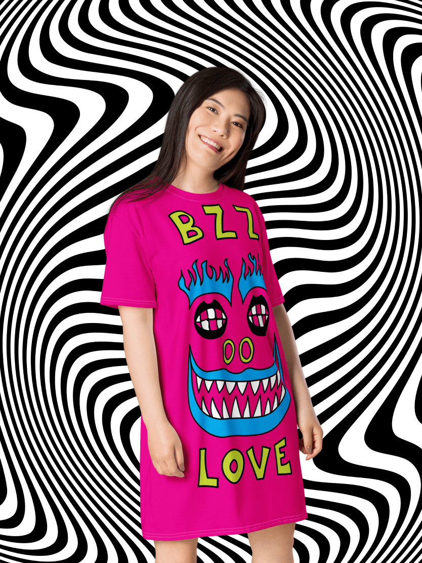 Love Potion T-Shirt Dress product image (4)