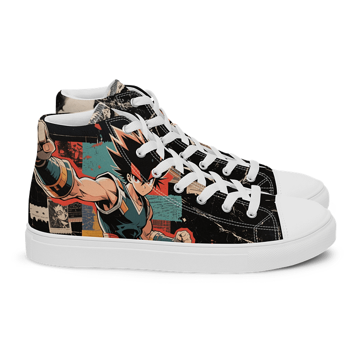 Epic Anime Power Canvas High Tops product image (2)