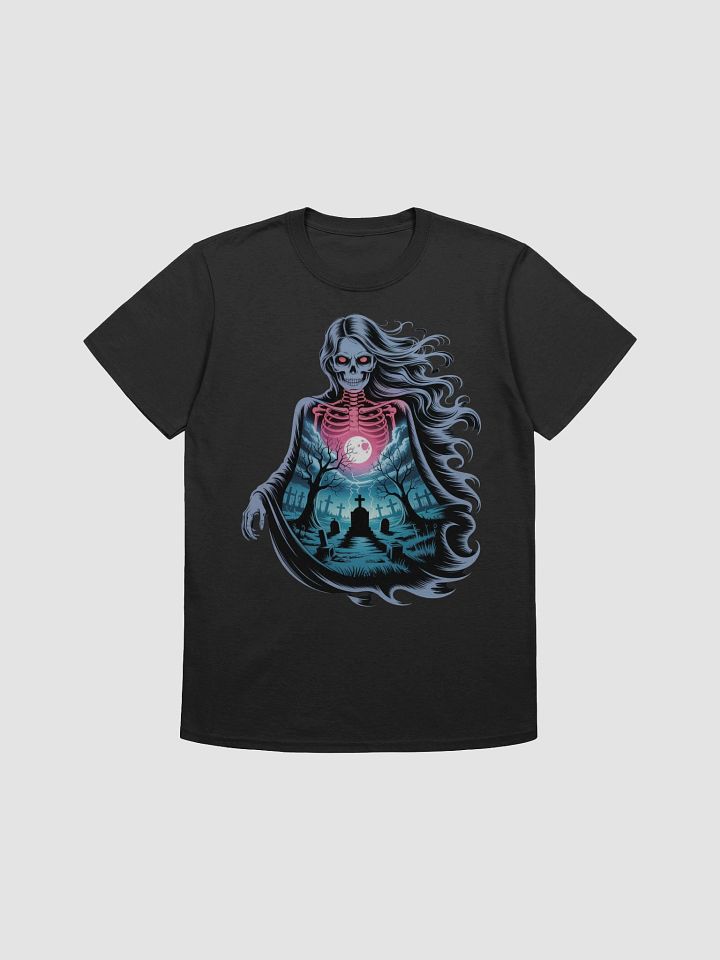 Moonlit Graveyard Skeleton T-Shirt product image (2)