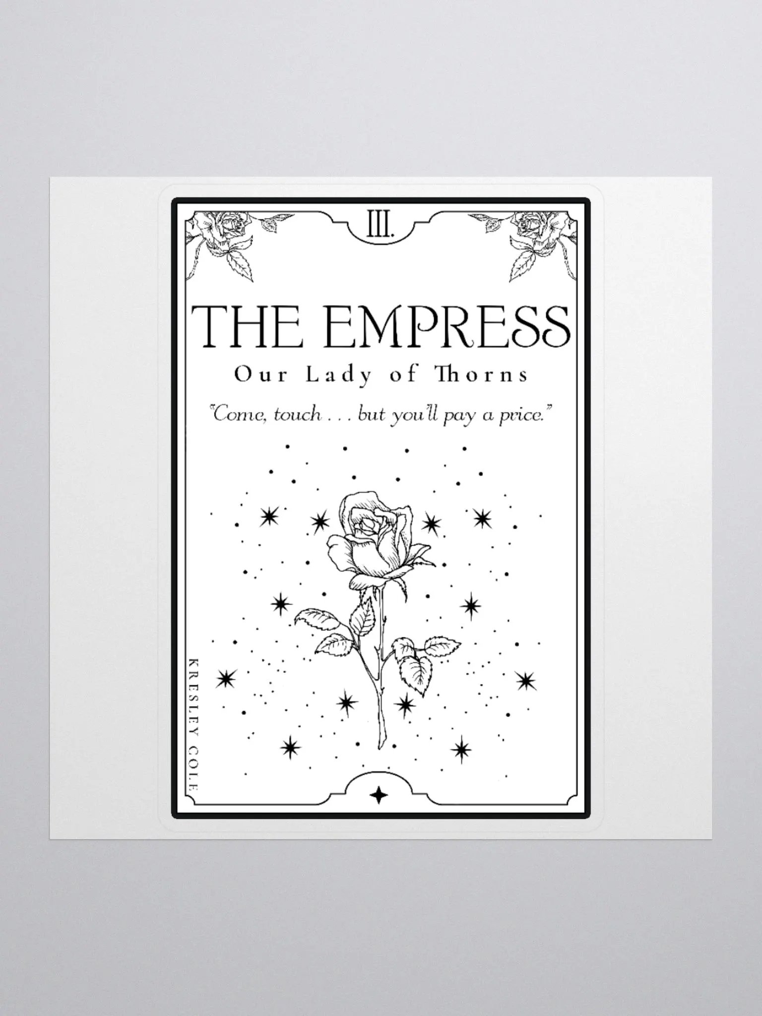Empress Card Sticker product image (1)