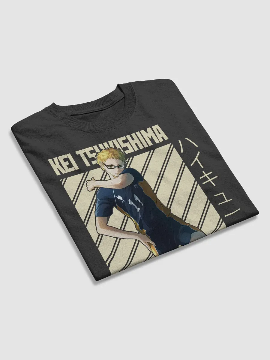 Haikyuu!! Kei Tsukishima Volleyball Pose T-Shirt – Gildan Heavyweight product image (3)
