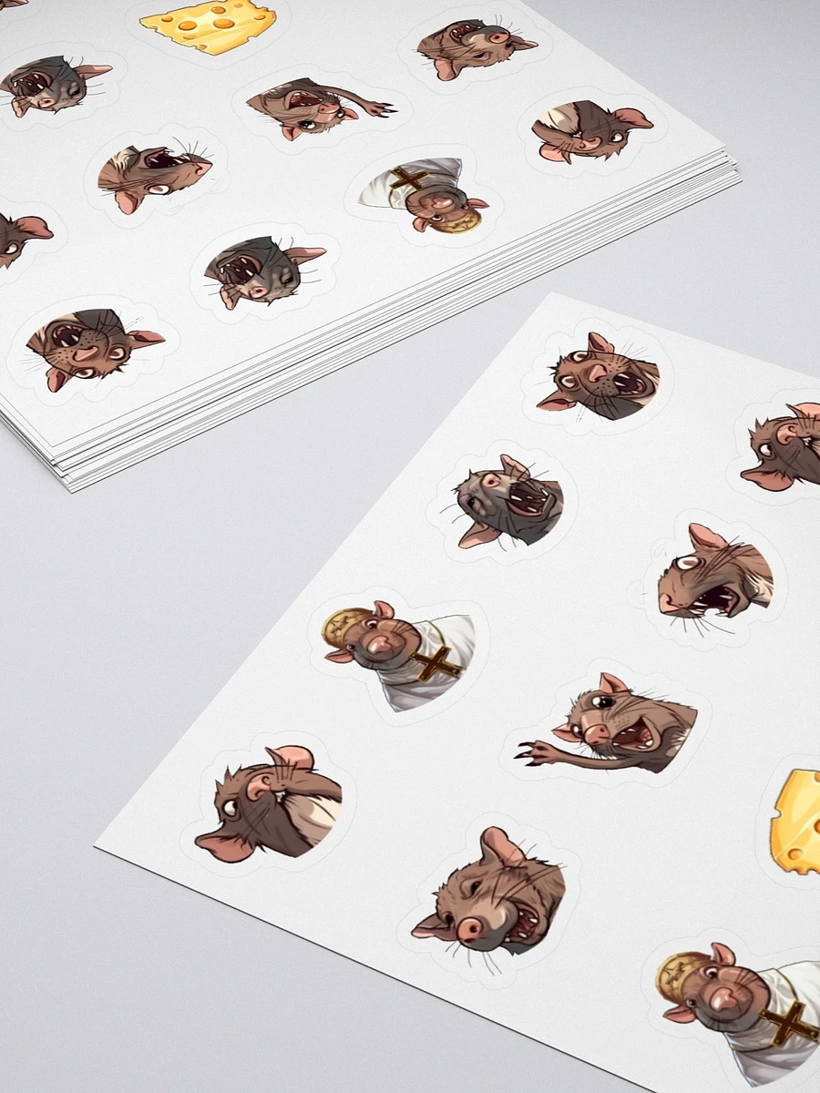 RAT emote sticker sheet (small emotes) product image (4)
